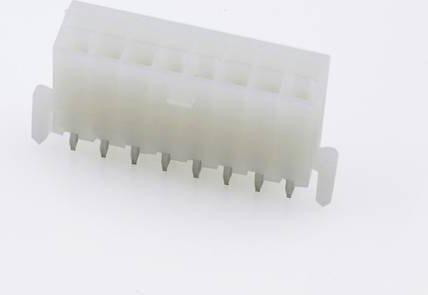 Molex Einbau-Buchsenleiste in Weiß mit 16 Polen und 4,20 mm Rastermaß - Bild 1