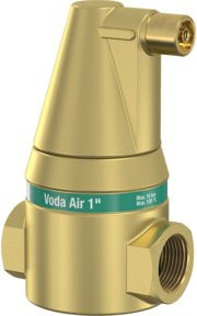 Wilo Luftabscheider Voda Air 1 1/2" für horizontale Aufstellung in Gold - Bild 1