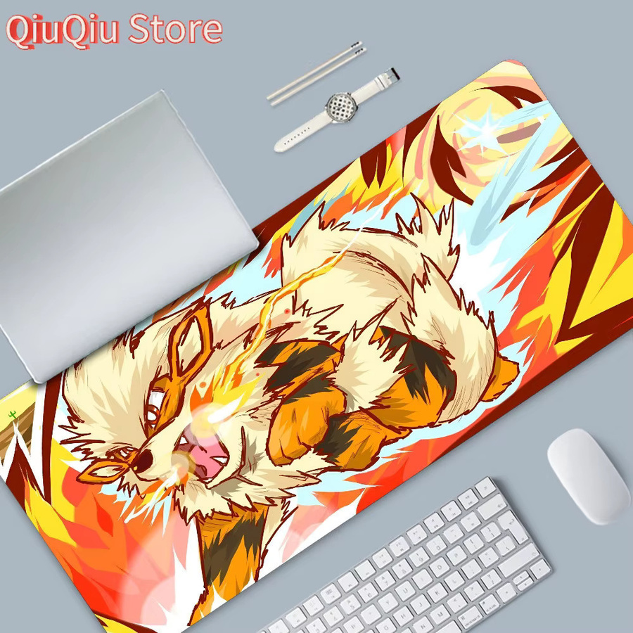 Potdemiel Anime P-Pokémon Gaming-Mauspad in Multicolour als große Schreibtischunterlage - Bild 4