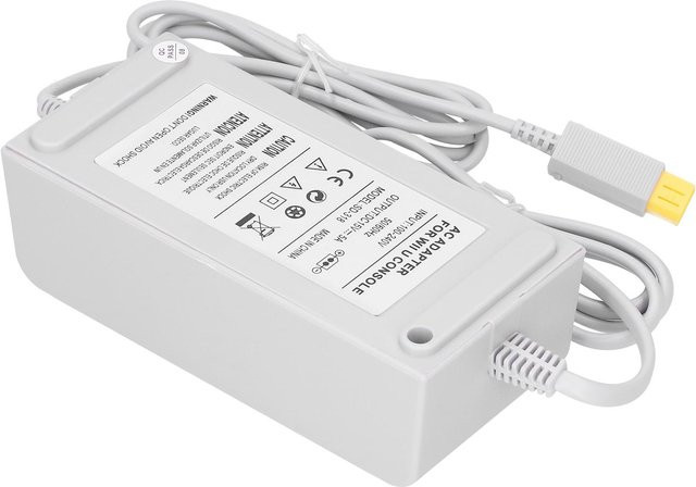 Igeteck Netzteil und Ladekabel für WIIU 15V 5A Gamepad in Weiß - Bild 1