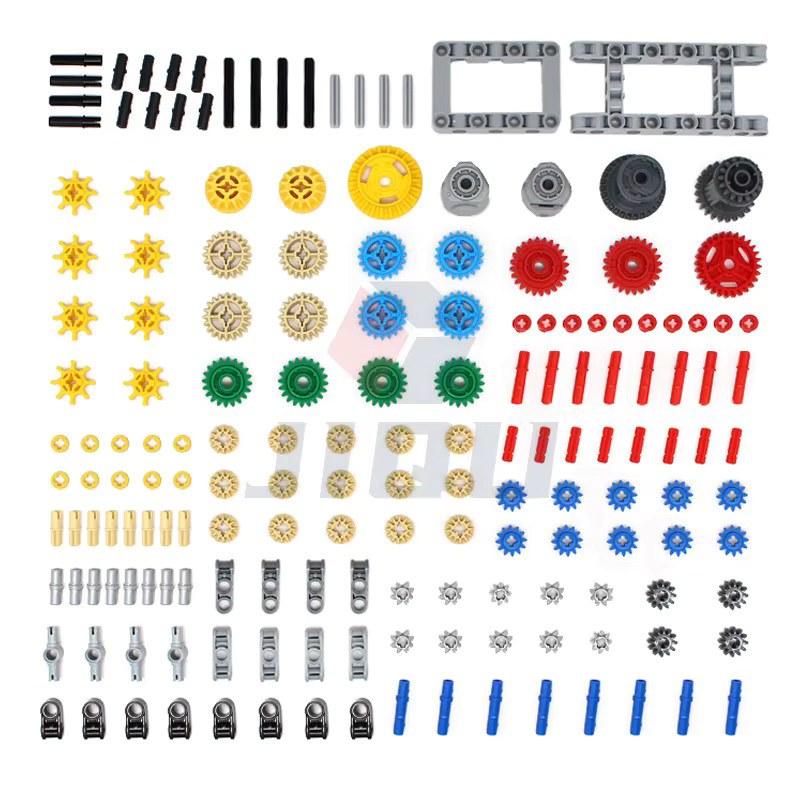 Lizhi MOC High-Tech Bausteine Set mit Achsen, Steckern, Getrieben und Suspension in Mehrfarbig, 171 Teile aus Kunststoff - Bild 2