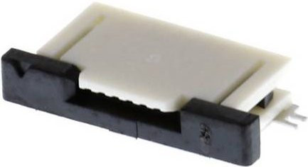Molex FFC/FPC-Anschluss 6-polig in Weiß mit 0,5 mm Rastermaß - Bild 1