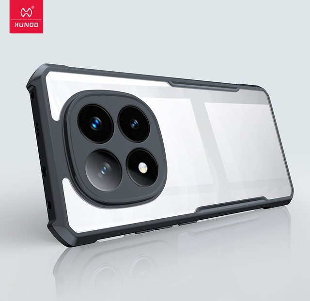 Xundd Stoßfeste Schutzhülle für Xiaomi POCO X7 Pro und POCO X7, Transparente TPU+Acryl Abdeckung mit Airbag-Schutz - Bild 1