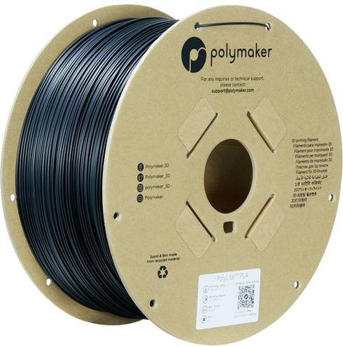 Polymaker PolyLite PLA Filament True Black 1.75mm 3kg - Bild 1