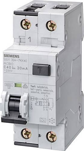 Siemens RCBO FI-Schutzschalter/Leitungsschutzschalter 2polig 6A 0.03A 230V in Weiß - Bild 1