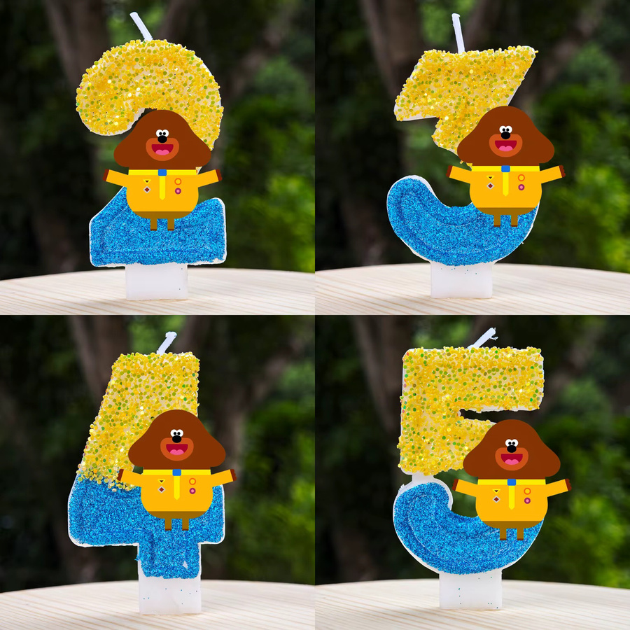 Bandai Party Hey Duggee Themen-Kerze, Kuchendekoration - Bild 2