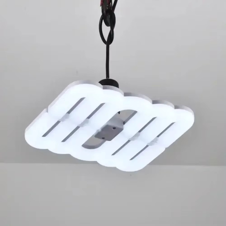 Verformbare LED-Garagendeckenleuchte E27 mit Tageslicht in Weiß, 60W, 6500K - Bild 2