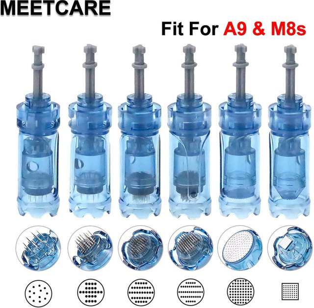 MEETCARE Microneedling-Nadeln, Rund/3D-Nano-Ersatzspitzen, Unisex - Bild 1