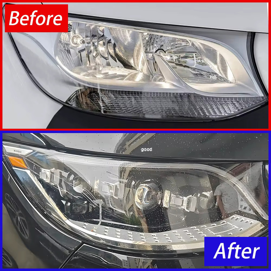 KGKB LED-Projektionsscheinwerfer im S-Klasse-Stil für Mercedes Sprinter W907 (Baujahre 2018–2023), transparent - Bild 3