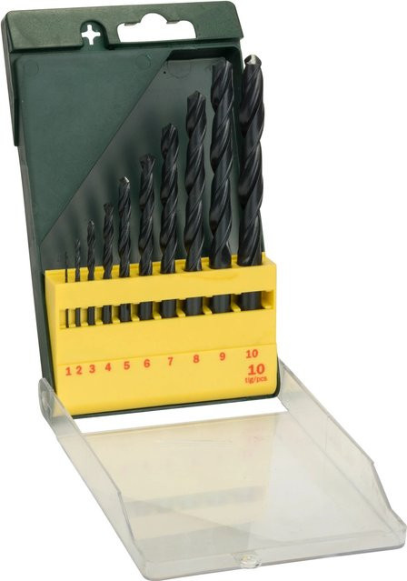 Bosch HSS-R Metallbohrer-Set Promoline aus Edelstahl, 10-teilig - Bild 1