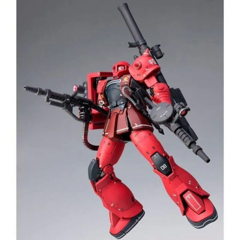 Gundam Fix Figuration Metal Composite MS-05S Char Aznable Zaku I Noir Actionfigur in Schwarz und Rot aus Metall und Kunststoff, Höhe: 18 cm - Bild 3