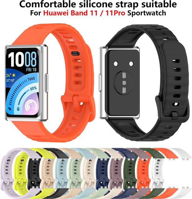 TAMISTER Uhrenarmband Silikon, Huawei Band 11 11pro, Unisex - Bild 1