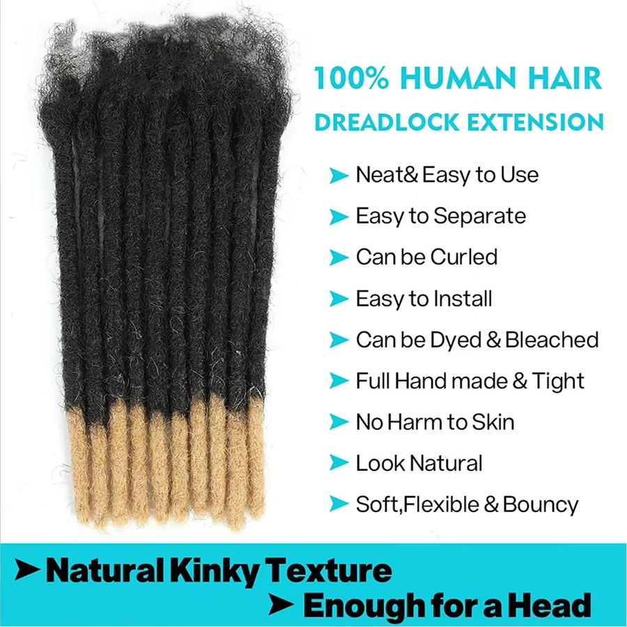 Debut Echthaar-Dreadlocks Loc-Erweiterungen, Unisex - Bild 3