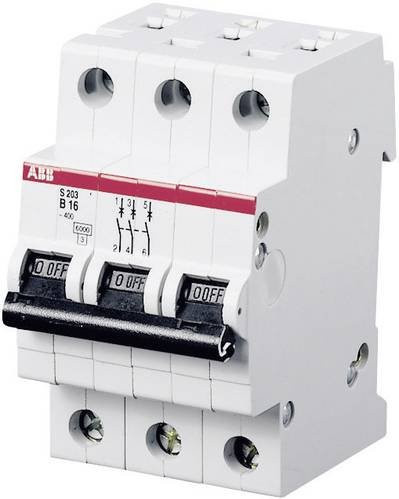 ABB S203-B25 Leitungsschutzschalter 3-polig 25A 2CDS253001R0255 - Bild 1