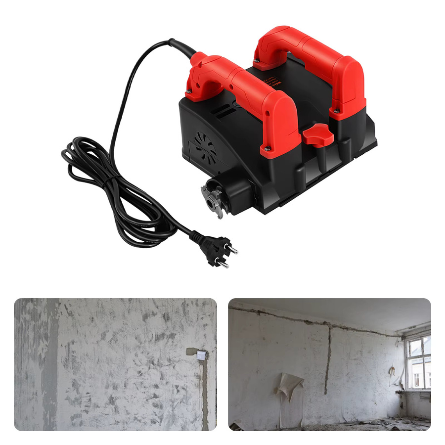 CNCEST Elektrischer Wandhobel 1200W in Rot mit 26 Klingen und 16 cm Breite zur Farb- und Spachtelentfernung - Bild 4
