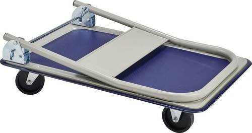 Klappbarer Plattformwagen Mannesmann M 096-T aus Stahl in Blau mit 150 kg Traglast - Bild 1