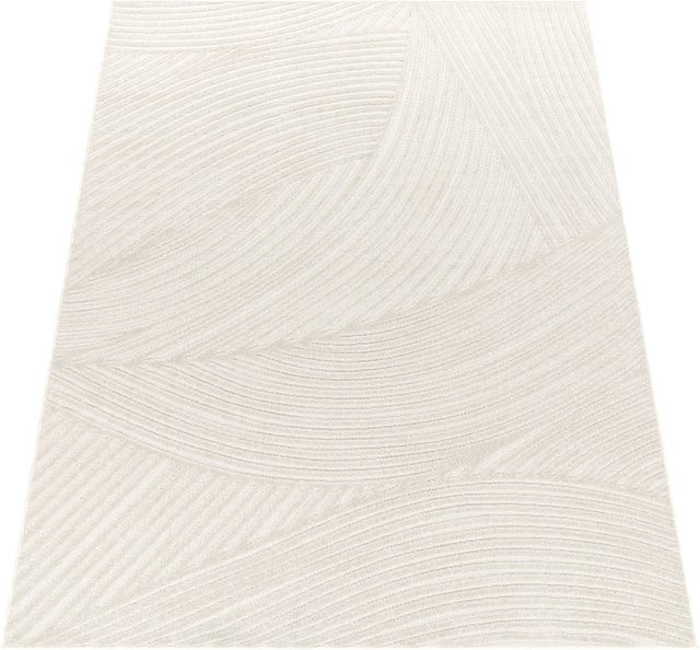 In- & Outdoor-Teppich Cotara in Creme mit Wellenmuster, B/T: 160 x 220 cm - Bild 1