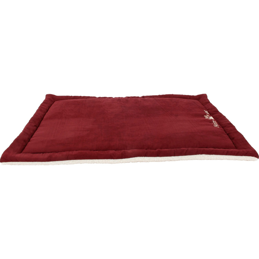 Heim-Star Microfaser Decke für Hunde und Katzen mit Pfotendruck in Bordeaux, B: 58 cm, T: 41 cm - Bild 2