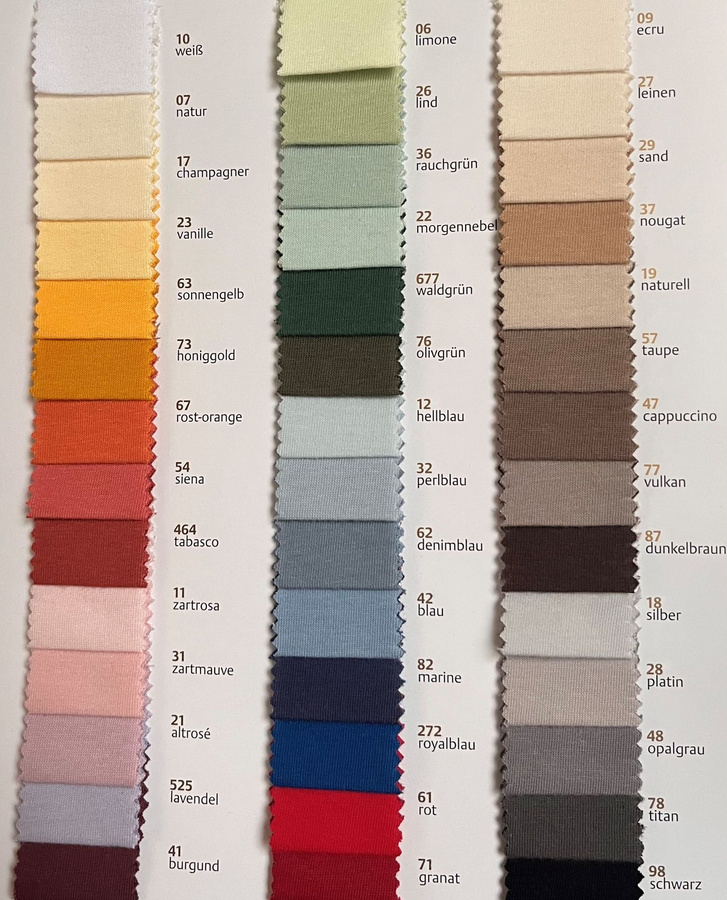 Janine Spannbetttuch aus Mako-Jersey aus 100% Baumwolle, Farbe: Weiß, B/T: 90-100 x 190-200 cm - Bild 1