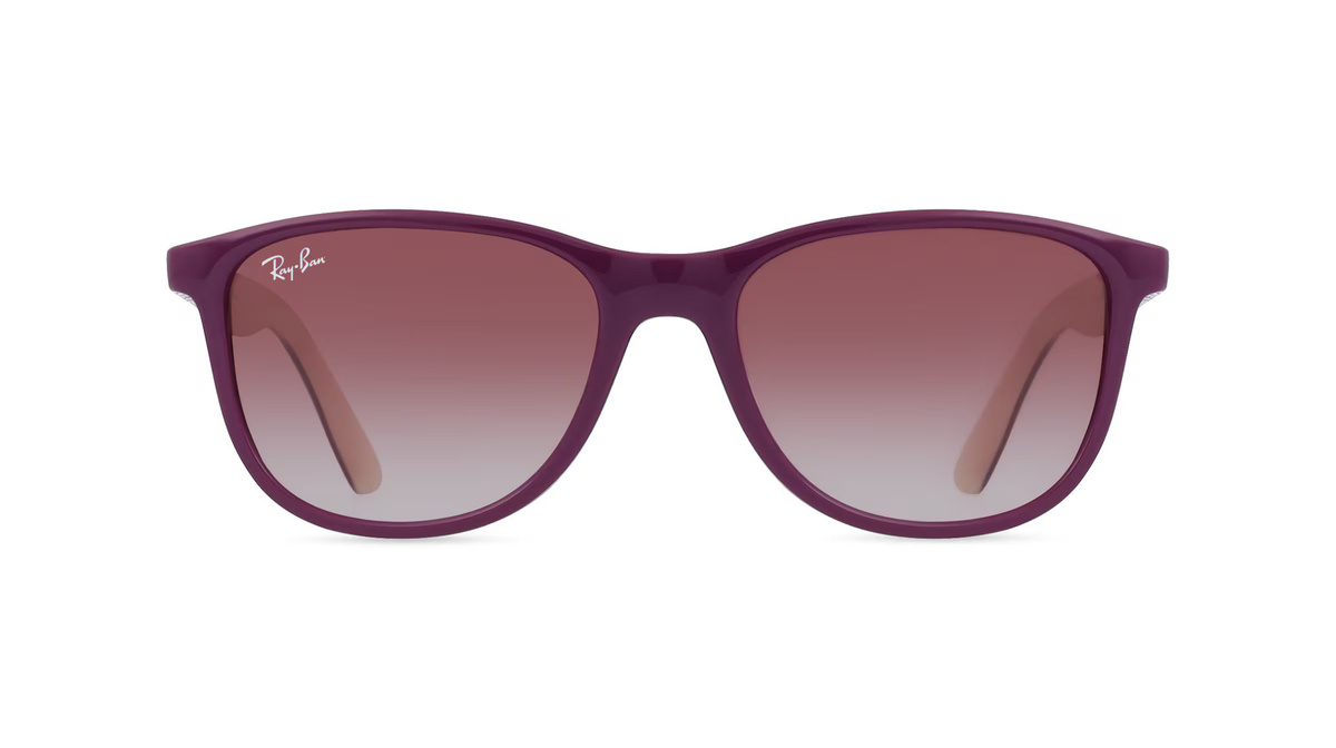 Ray-Ban RJ9077S Kinder-Sonnenbrille, Vollrand, Quadratisch, Kunststoff, lila - Bild 1