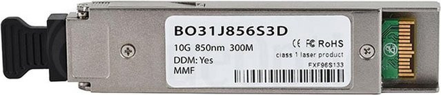 BlueOptics BO31J856S3D XFP Transceiver kompatibel mit Ericsson LG RDH90164/1, LC-Duplex, 10GBASE-SR, Multimode Fiber, 850nm, 300m, DDM, Farbe: Silber - Bild 1