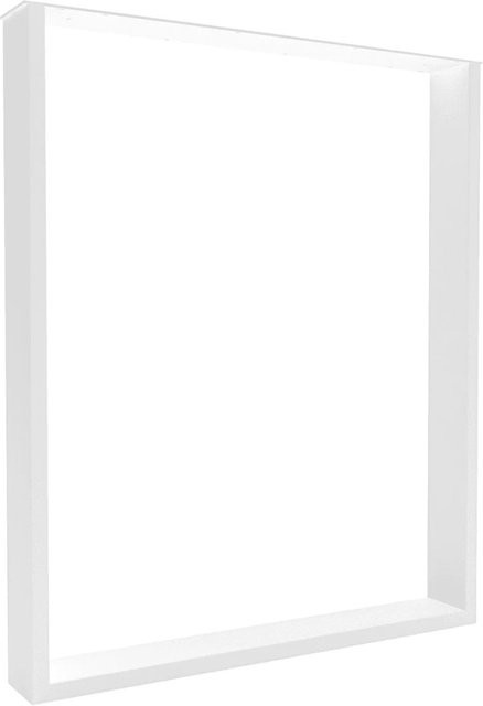 HEVVA Tischkufe BASEL Tischbein aus Metall in Weiß, Tiefe: 60 cm, Höhe: 72 cm - Bild 1