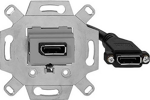 Rutenbeck Datenanschlussdose Einsatz DisplayPort Grau - Bild 1