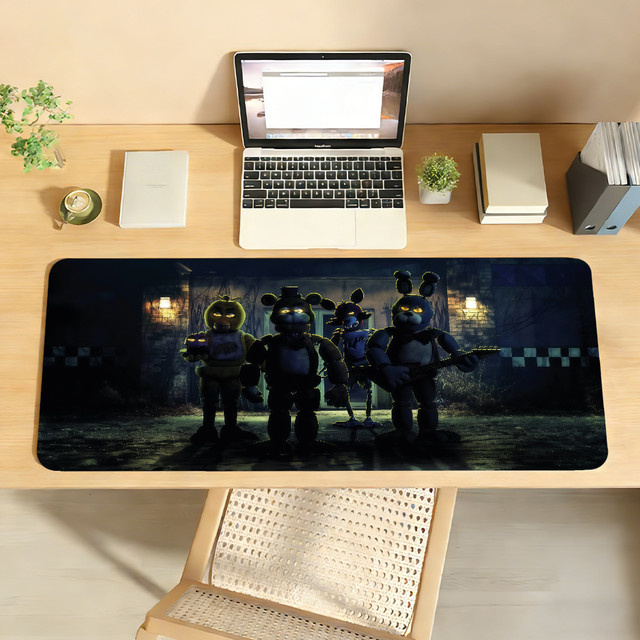 Movie F-FNAF 2 Mauspad rutschfeste Schreibtischunterlage aus Gummi in Multicolour für PC und Laptop - Bild 1