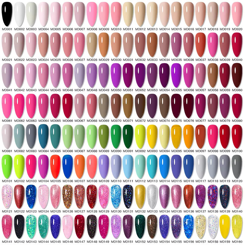 MSRUIOO Nagellack-Set, 6-teilig, Farbgel, UV-LED Soak-Off - Bild 3
