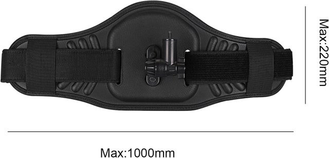 ZuiyouPet Hüftgurt Kamera Halterung S-Gurt Ersatz für ONE XCelsius Theta VCelsiusTheta SC36Celsius Panorama Action Kameras in Schwarz - Bild 1