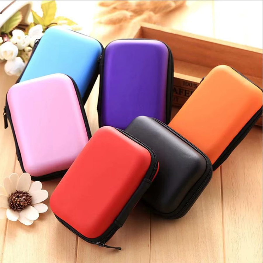 Multifunktionale Tragbare Gadget-Tasche als Organizer für Kopfhörer, Kabel und Ladegeräte in Grün und Multicolour - Bild 3