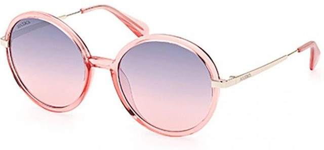 Max & Co. Mo0064 Sonnenbrille, Vollrand, Round, Transparent, Pink, Damen - Bild 1