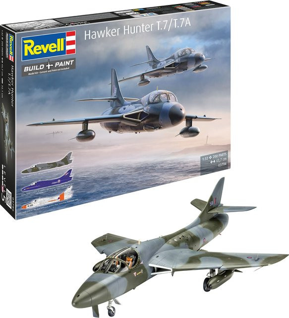 Revell Hawker Hunter T.7/T.7A, Modellbau, 1:32, Kunststoff - Bild 2
