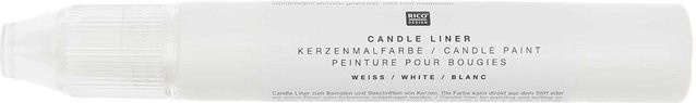 Rico Design Candle Liner Kerzenmalfarbe Weiß 30 ml - Bild 1