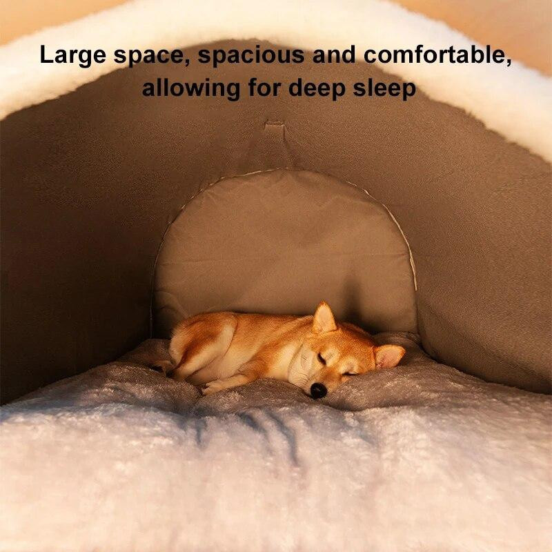 KaCoshi Hundehütte als Nest für Hunde und Katzen, grün, B/T/H: 40 x 35 x 35 cm - Bild 3