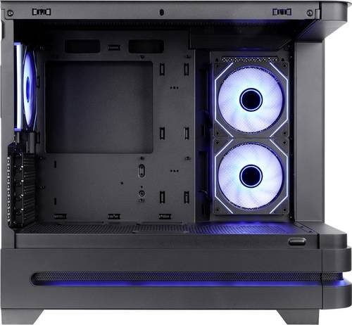 Thermaltake Arcus 190 TG ARGB Micro-Tower PC-Gehäuse Schwarz mit Seitenfenster und integrierter Beleuchtung - Bild 1