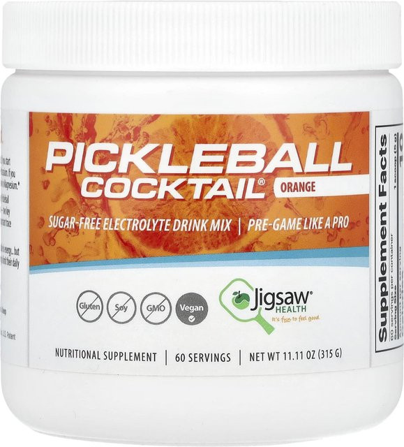 Jigsaw Health, Getränkepulver, Pickleball Cocktail, Zuckerfrei, Orange, 0,315 kg - Bild 1