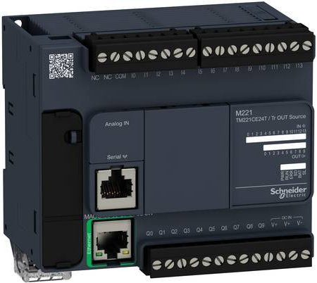 Schneider Electric TM221CE24T Erweiterungsmodul in Grau - Bild 1