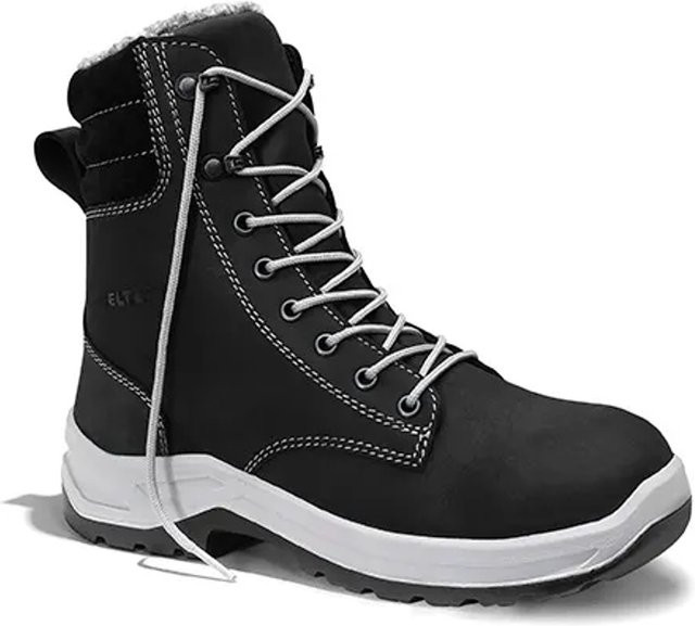 Elten Damen Sicherheitsschnürstiefel Lilly Black High ESD S3 CI aus Leder in Größe 37 - Bild 1