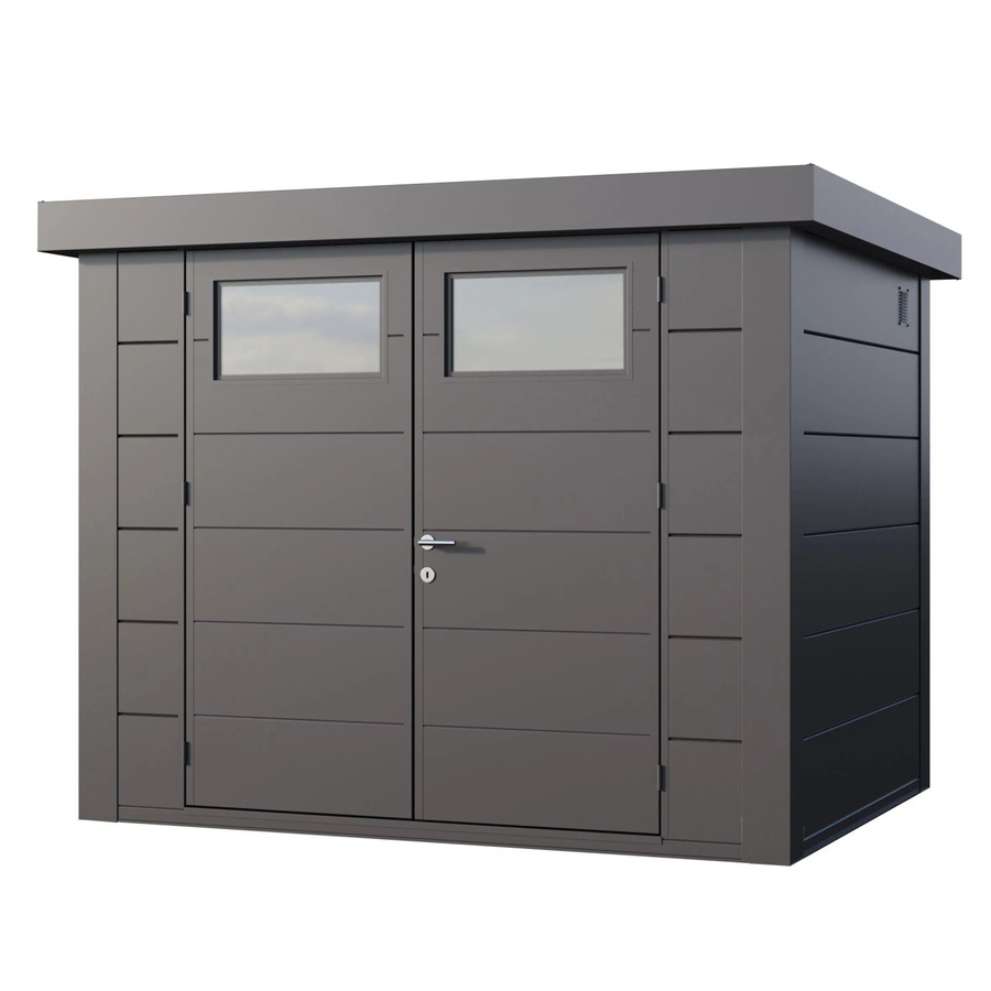 Telluria Gerätehaus Classico in Silber, B/H/T: 288 x 219 x 228 cm - Bild 2