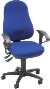 Topstar Bürostuhl Point 60 Drehstuhl aus Stoff in Royalblau ohne Armlehnen - Bild 1