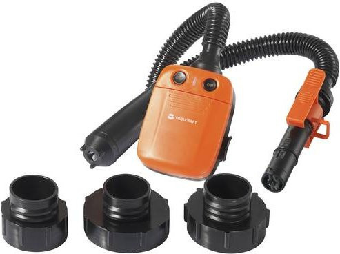 Toolcraft TO-8708859 Elektrische Diesel- und Heizölpumpe in Orange, 6 V/DC, 9,1 l/min - Bild 1