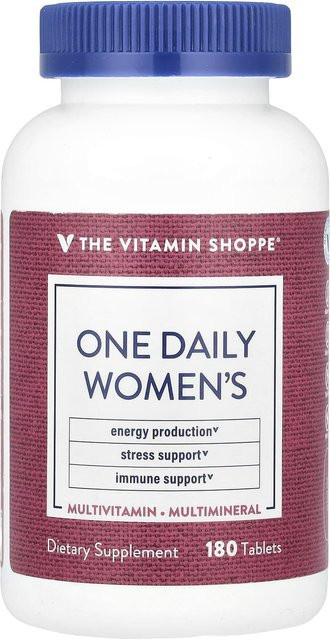 Vitamin Shoppe One Daily Women's Multivitamin und Multimineral, 180 Tabletten - Bild 1
