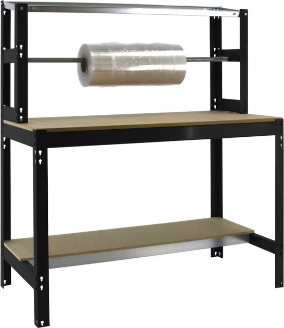 PROREGAL Packtisch Buffalo Anthrazit H x B x T: 84 x 120 x 76 cm mit 600 kg Traglast - Bild 1