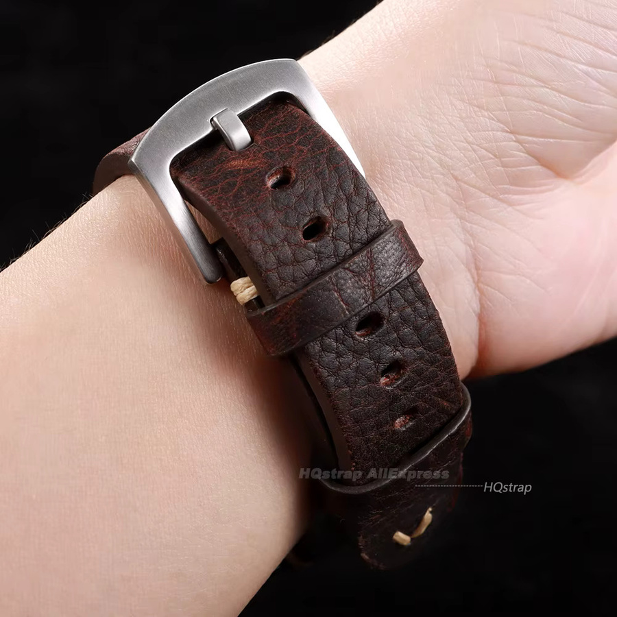 HQstrap Uhrenarmband Rindsleder, Vintage, Unisex - Bild 2