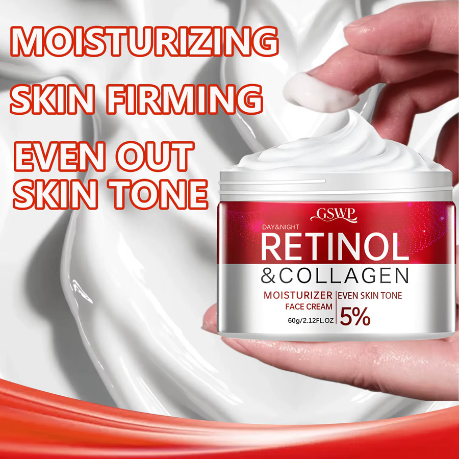 GSWP Retinol Feuchtigkeitscreme mit Retinol und Proteinen, 60g/120g - Bild 4