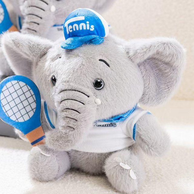 Yiran Health & Beauty Elefant Puppe Plüschtier, 23cm, ab 14 Jahren - Bild 1