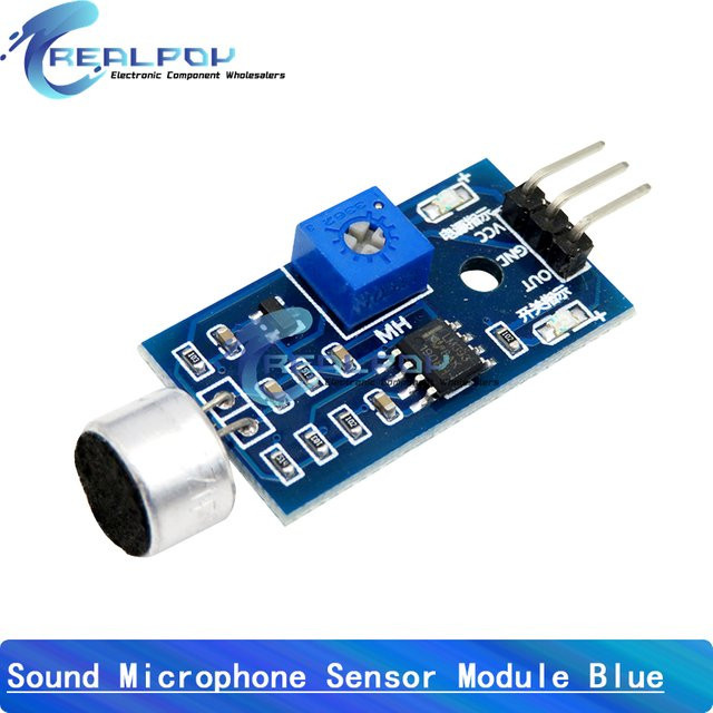 REALPOY Schallerkennung Sensor Modul in Blau für Arduino und Smart Home - Bild 1