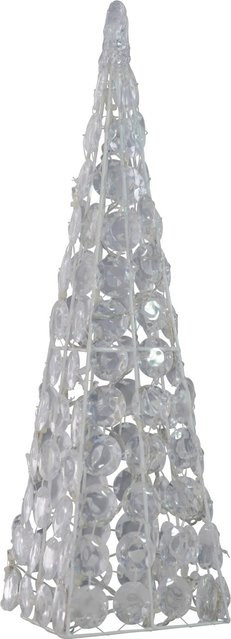 Näve LED Weihnachtsdeko Pyramide aus Acryl in Transparent - Bild 1