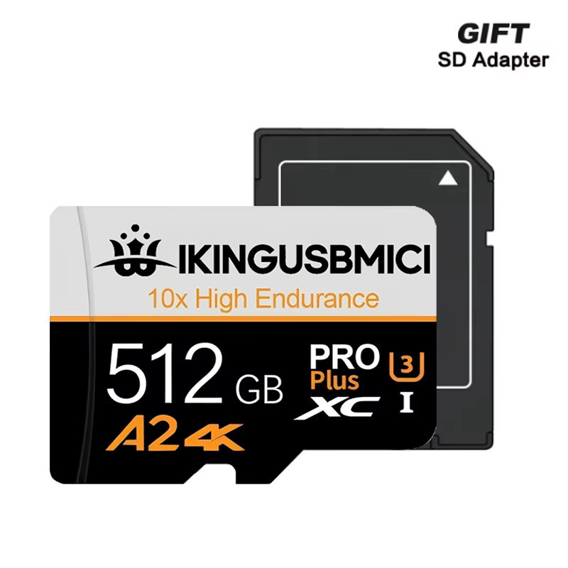 Hochleistungsfähige Micro-SD-Speicherkarte V30 für GoPro und Überwachungskameras, Farbe: Schwarz - Bild 6